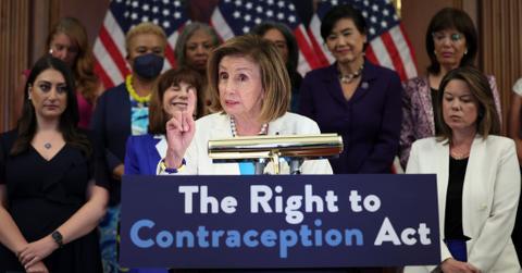Nancy Pelosi speaking about the Right to Contraception Act