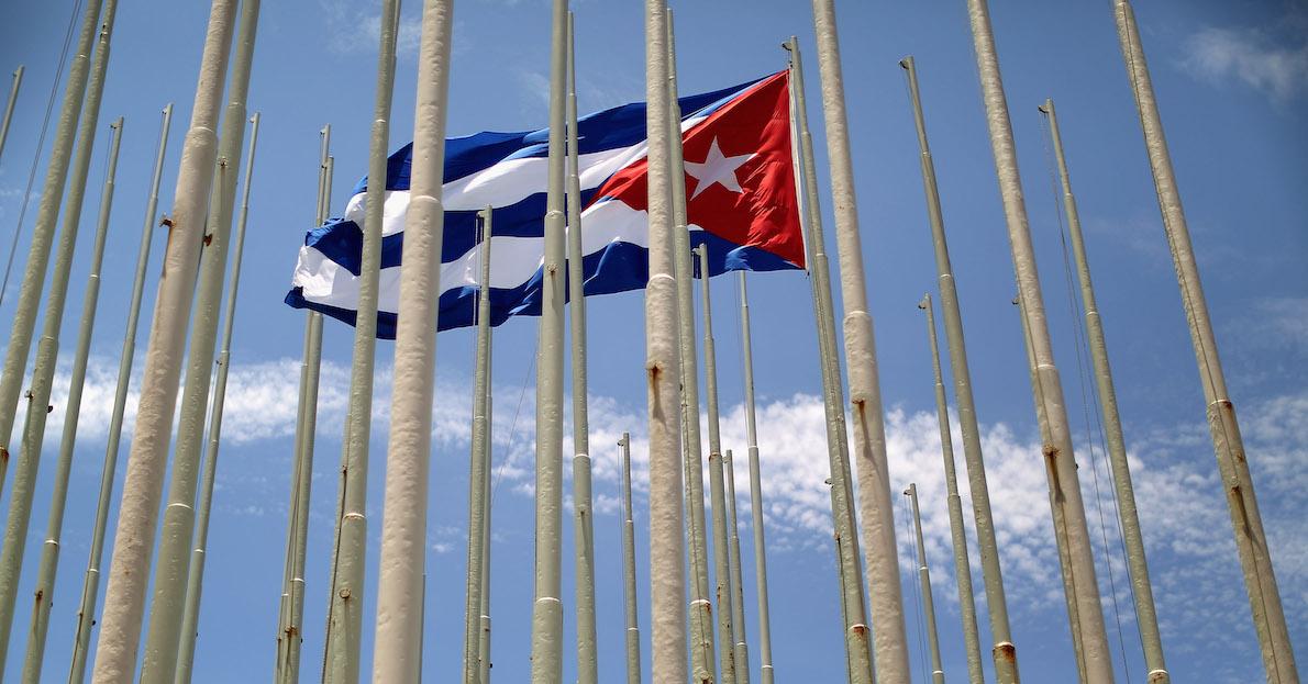 Cuban flag in Havana