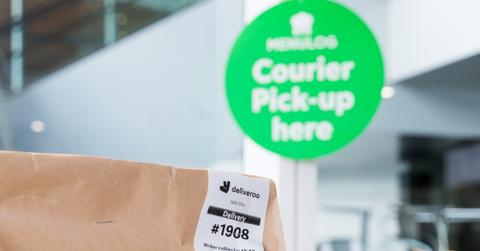 A carryout order and receipt