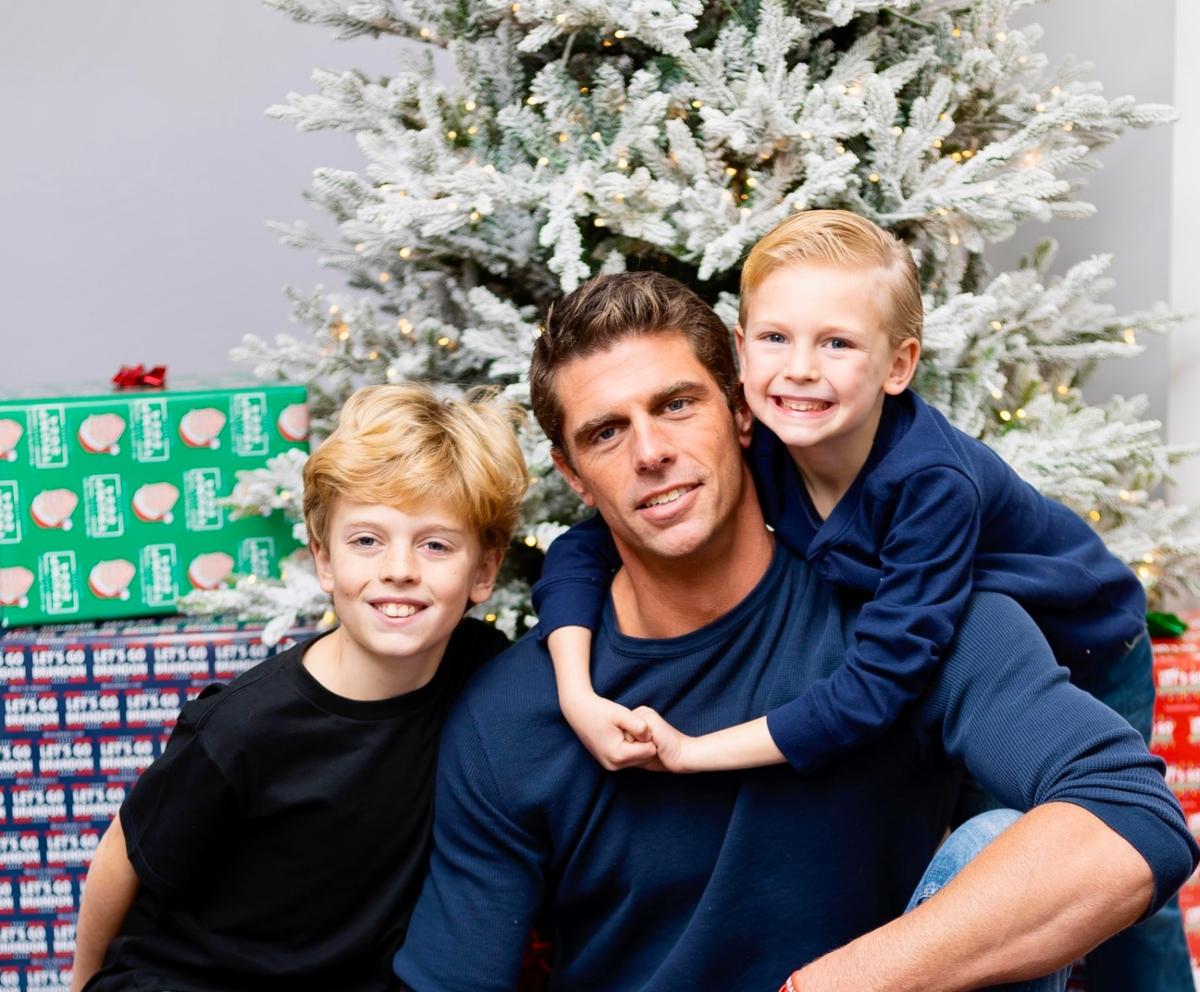 Seth Weathers and his two sons