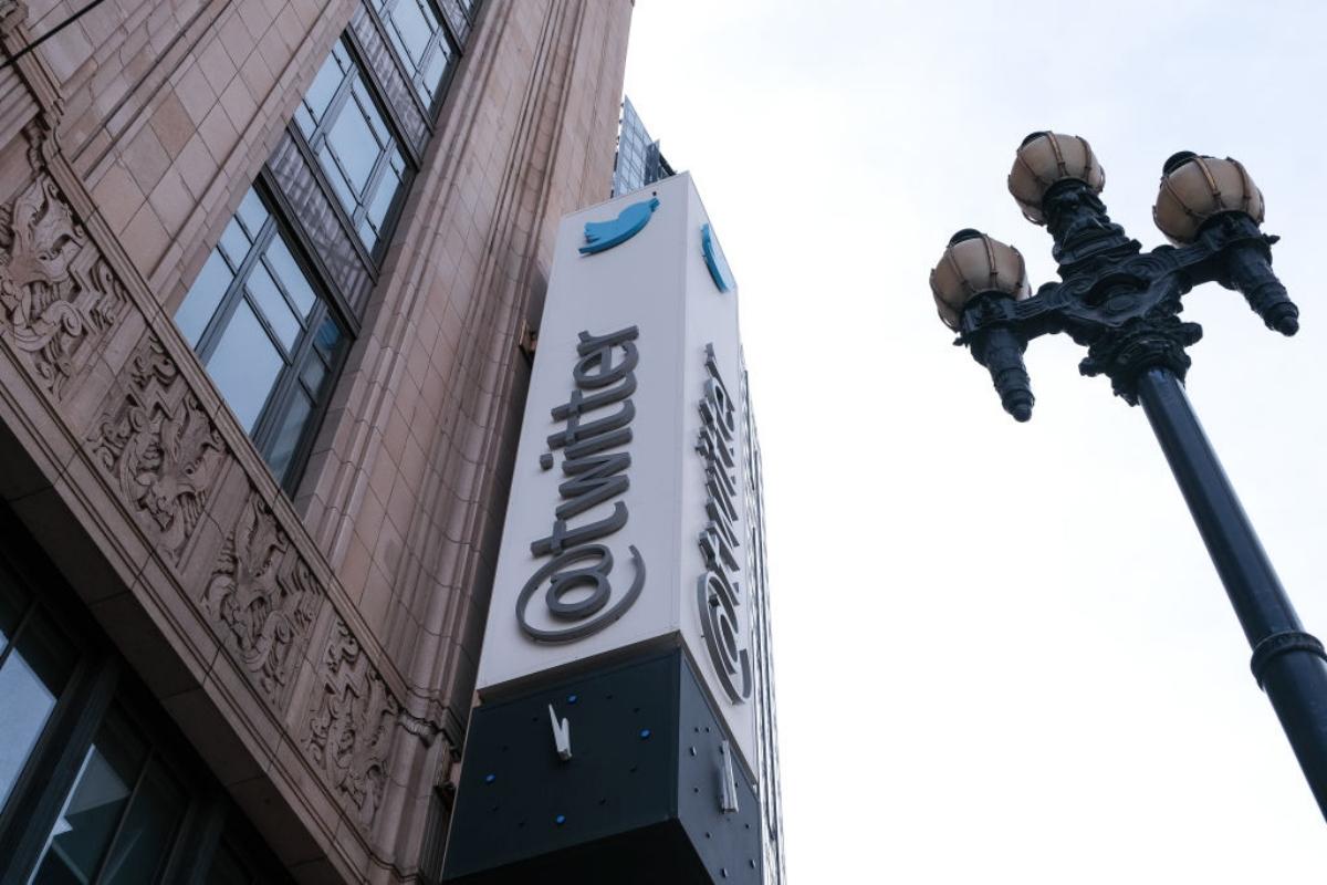 Twitter headquarters sign