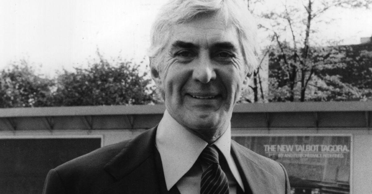 American entrepreneur John De Lorean at Earls Court (1981)