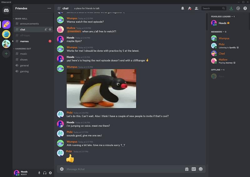 discord chatroom