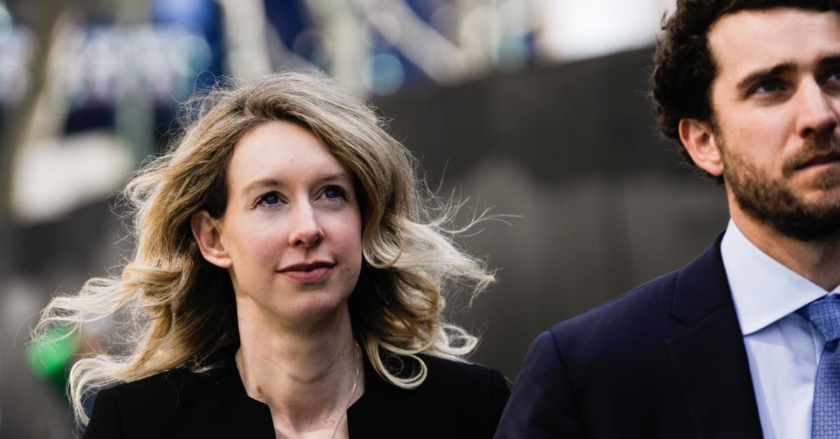 Elizabeth Holmes and her husband