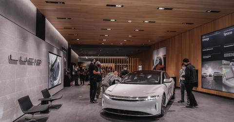 Lucid Motors showroom