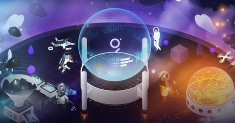 The Graph crypto illustration