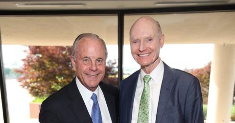 Walter Hussman, Jr. (right)