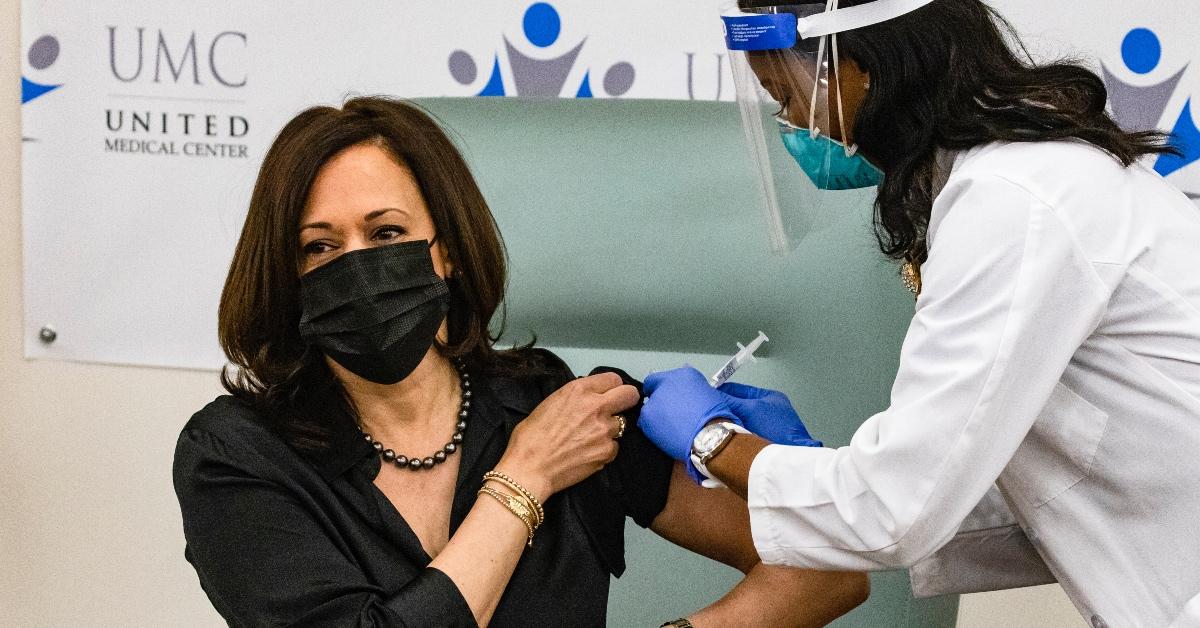 Vice President-Elect Harris Receives Covid-19 Vaccination