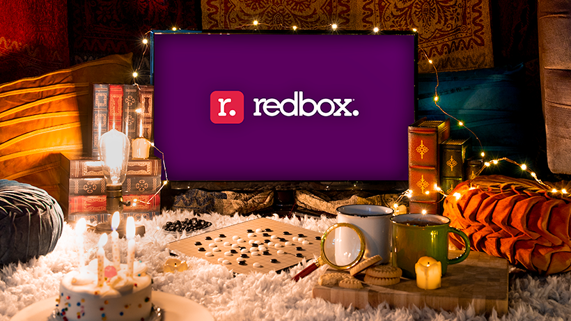 Redbox screen on a computer