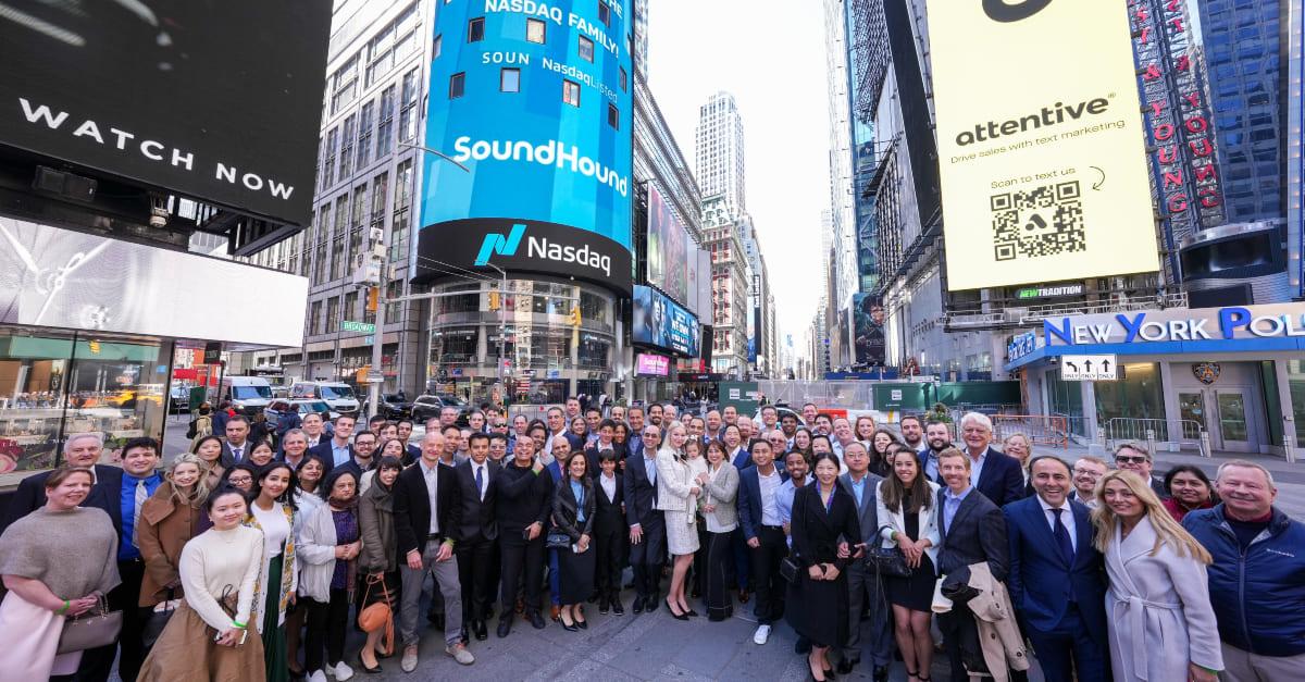 SoundHound lists on the Nasdaq