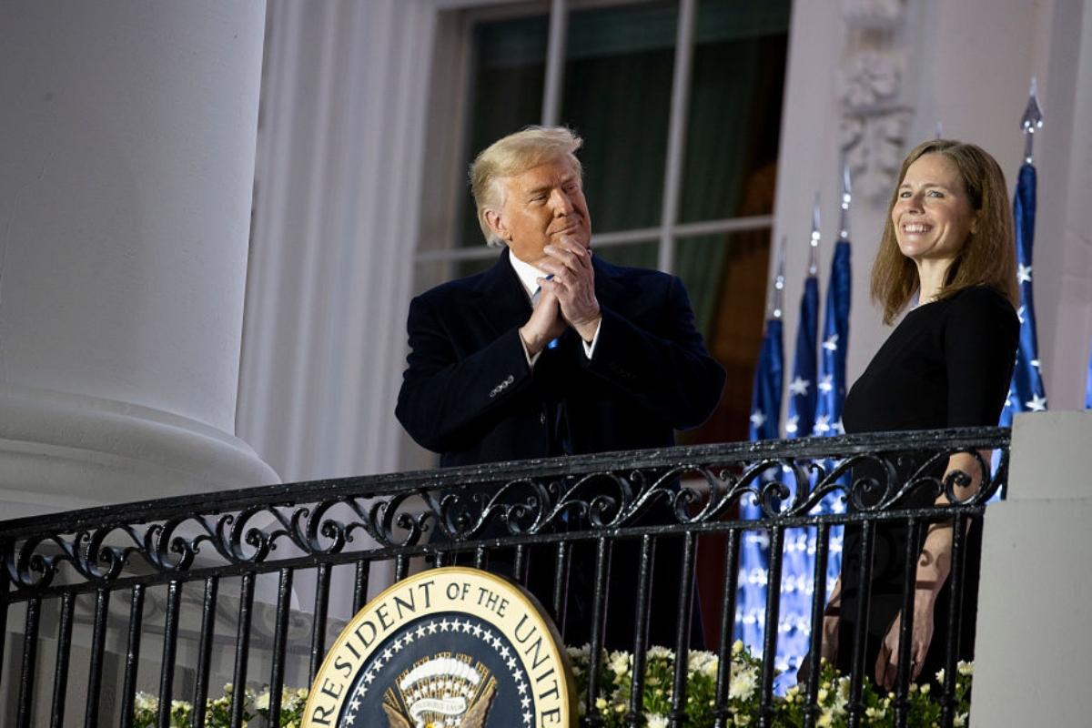 Trump and Coney Barrett