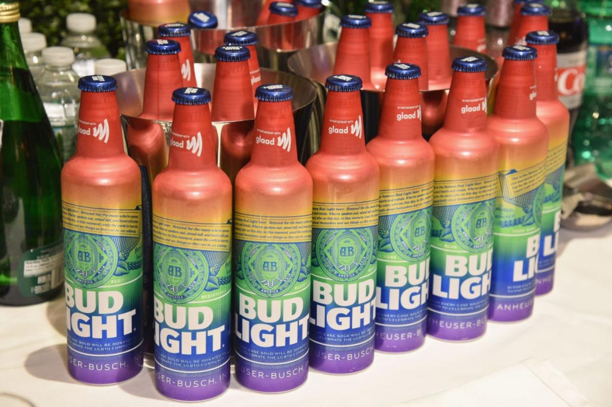 Bud Light rainbow bottles