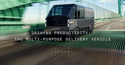 Canoo electric vehicle