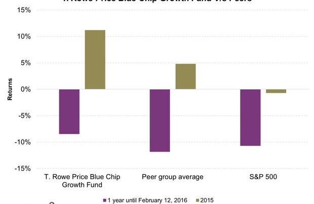 T Rowe Price Blue Chip Growth Holdings