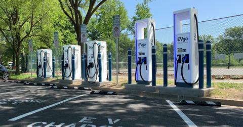 EVgo charging station