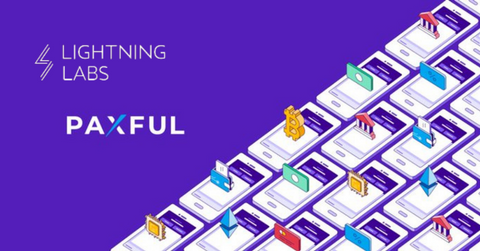 Paxful and Lightning Labs logos
