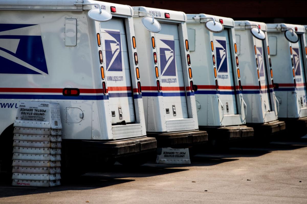 USPS vehicles