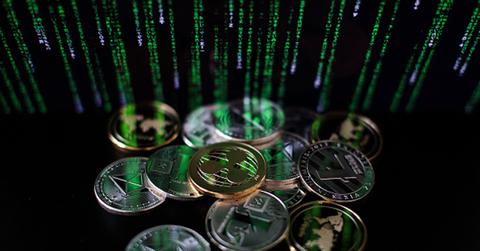 Cryptocurrency photo illustration