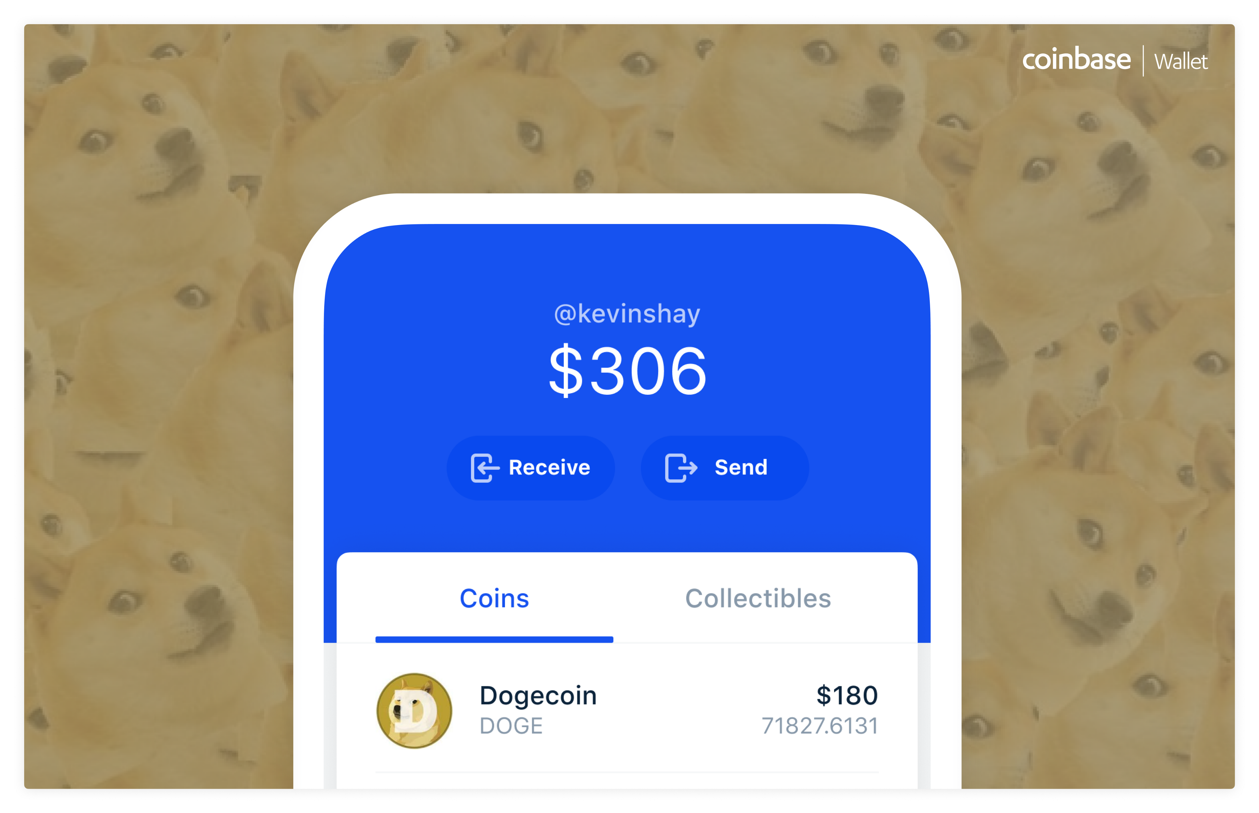 Coinbase is adding Dogecoin.