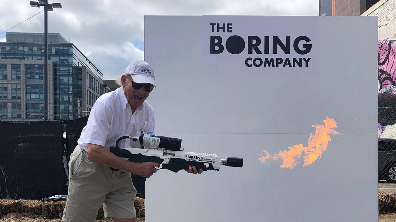 the boring company flamethrower