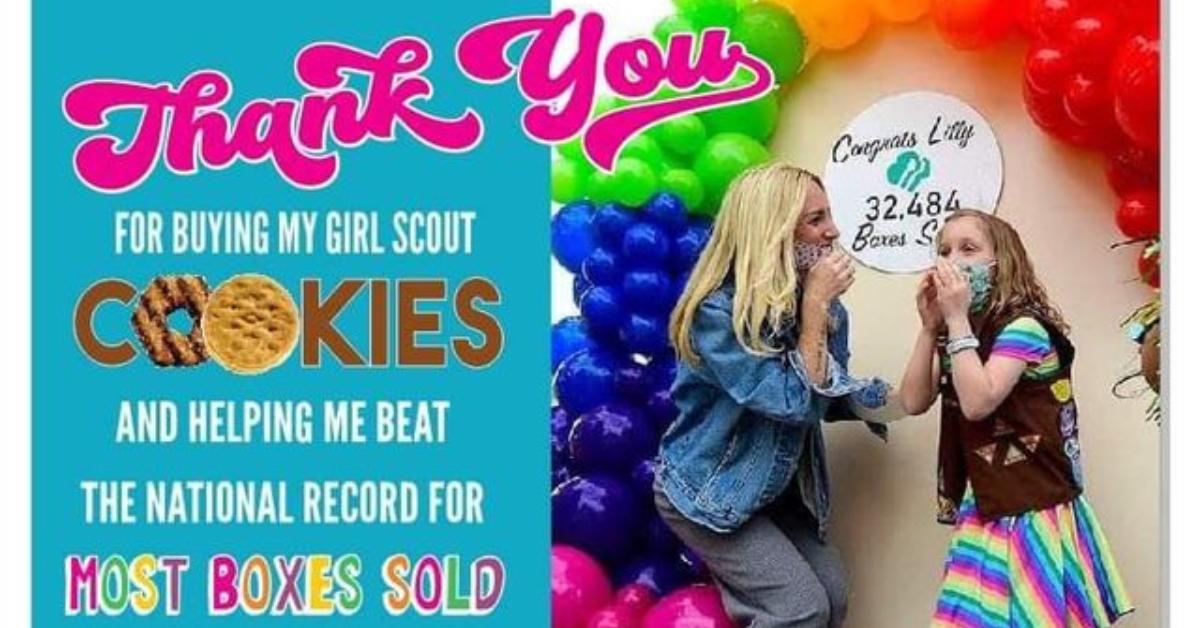 most girl scout cookies sold