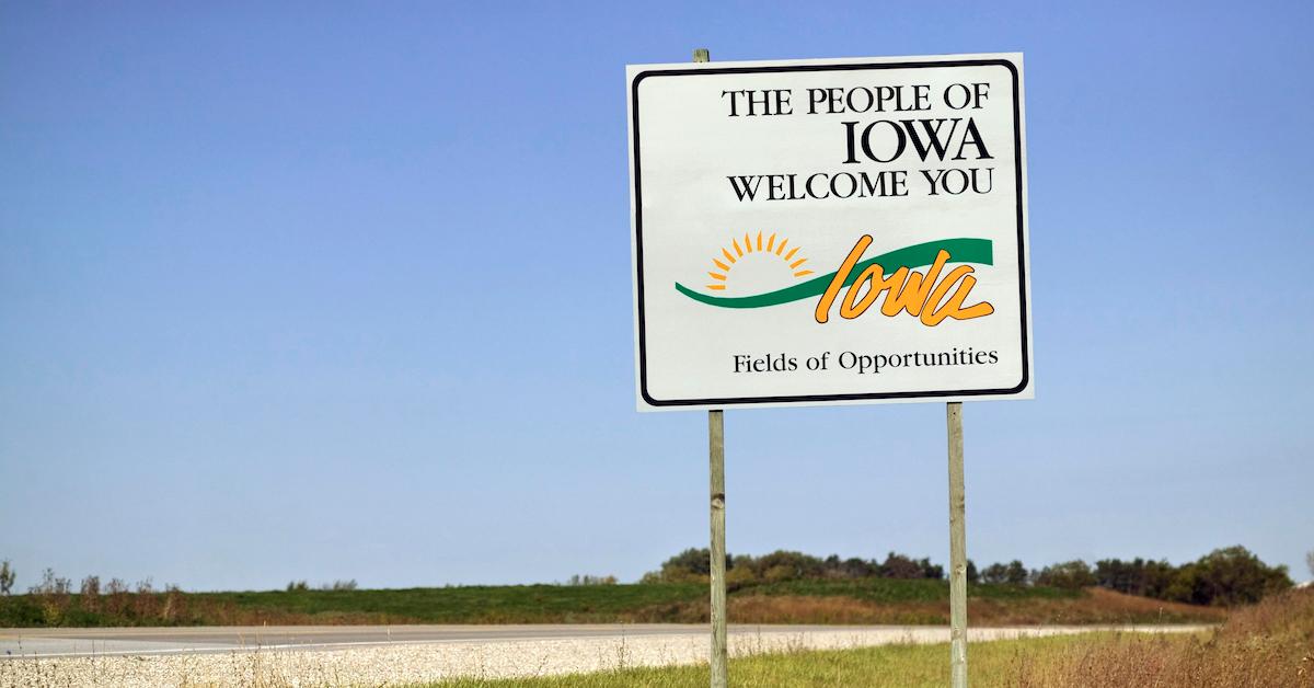 Iowa sign 