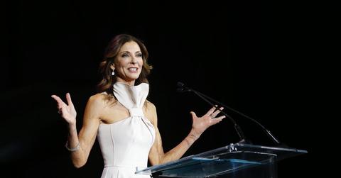 Charlotte Jones Anderson at the groundbreaking of the National Medal of Honor Museum