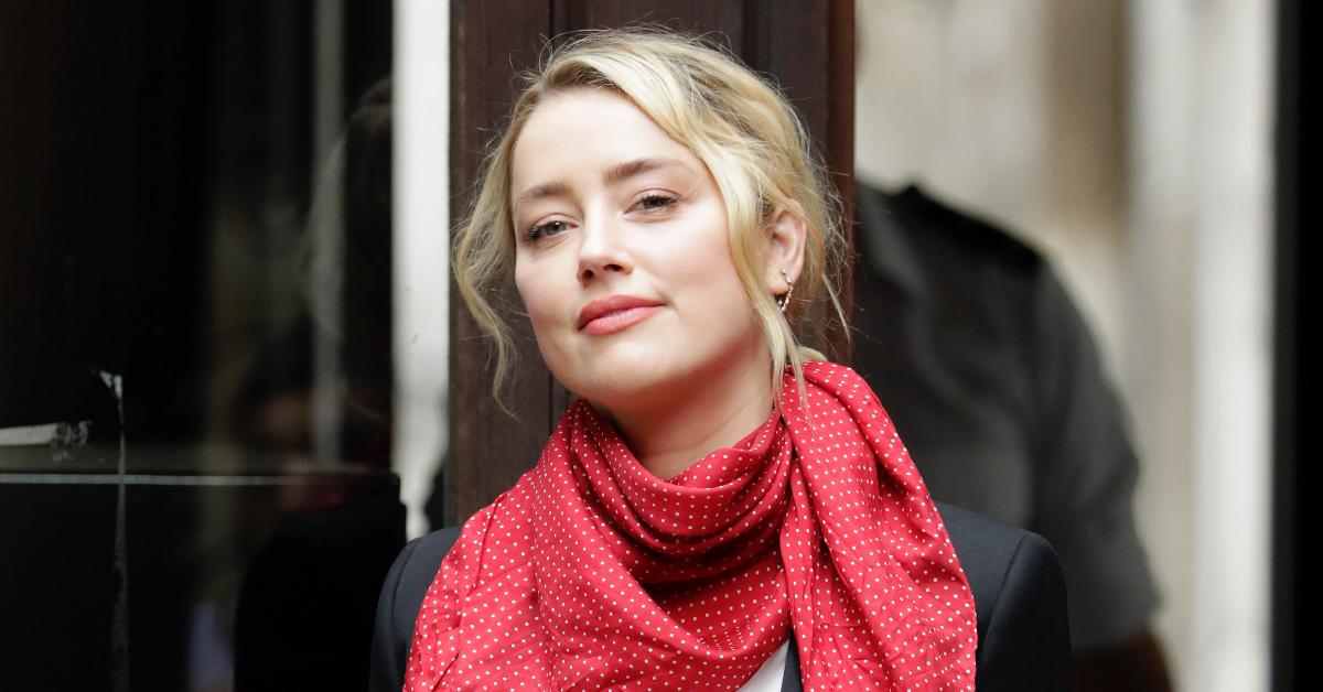 Amber Heard arrives at the Royal Courts of Justice