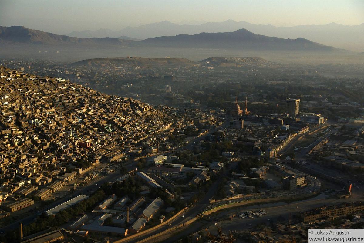 Lanscape in Kabul, Afghanistan