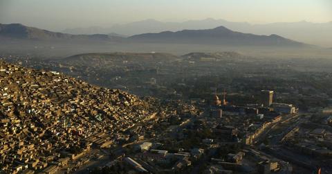 Lanscape in Kabul, Afghanistan