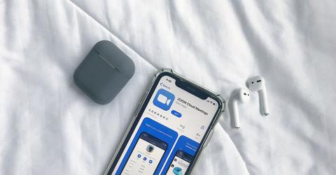 Zoom app displayed on a smartphone