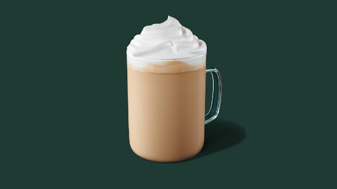 Starbucks white mocha latte