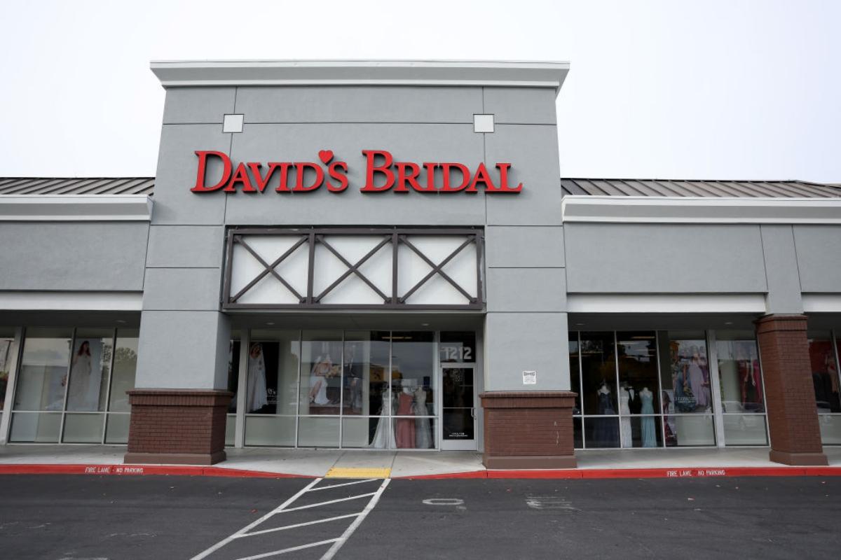 David's Bridal storefront in 2023