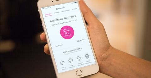 Lemonade Insurance app