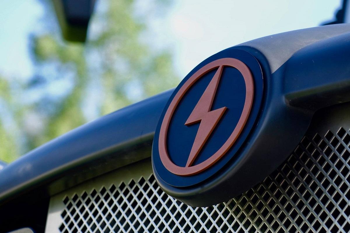 Lion Electric logo on a school bus