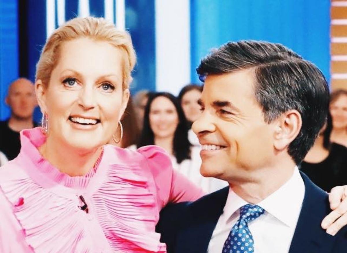 Wentworth with her husband, George Stephanopoulos.  