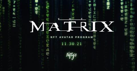 Matrix NFT avatar graphic