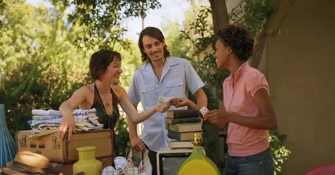 People at a garage sale