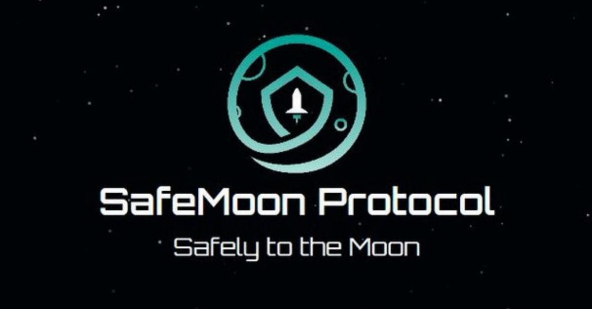 SafeMoon logo and advertisement