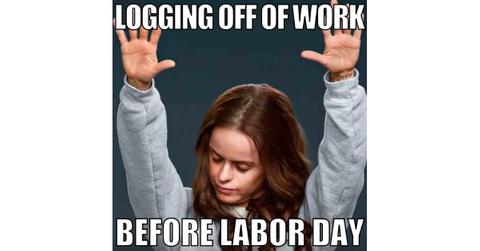 funny Labor Day weekend memes