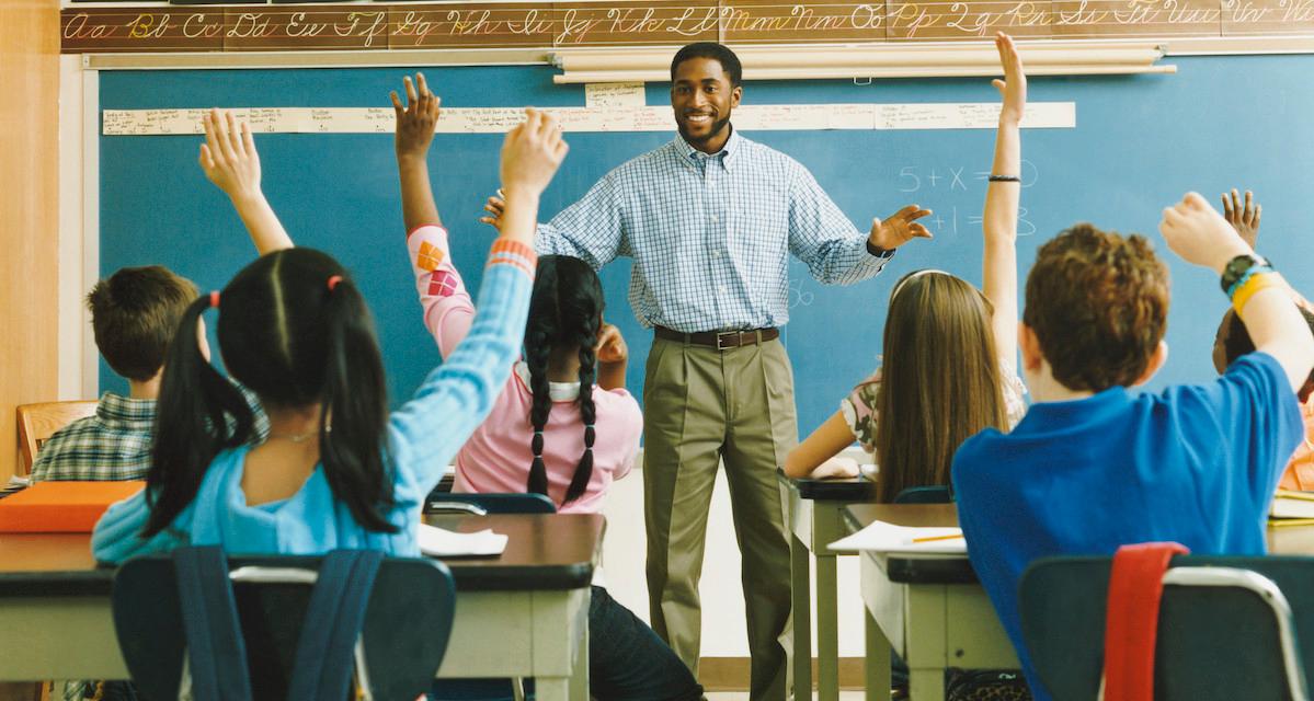 Teacher in classroom