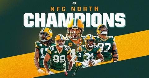 Green Bay Packers NFC North champions banner