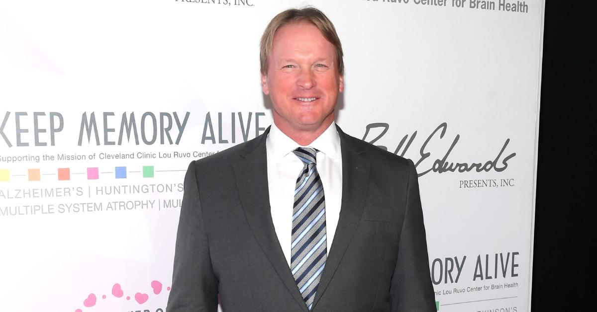Jon Gruden attends the 24th annual Keep Memory Alive 'Power of Love Gala' benefit.