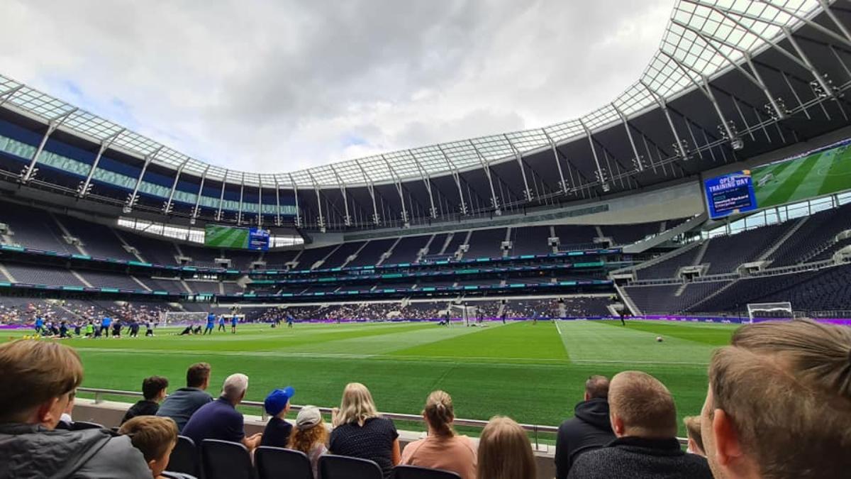 Interior Tottenham stadium