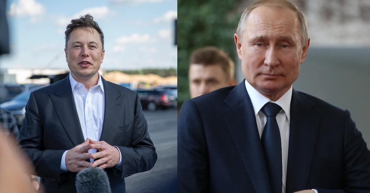 Elon Musk and Vladimir Putin