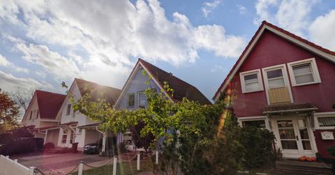Houses in a neighborhood