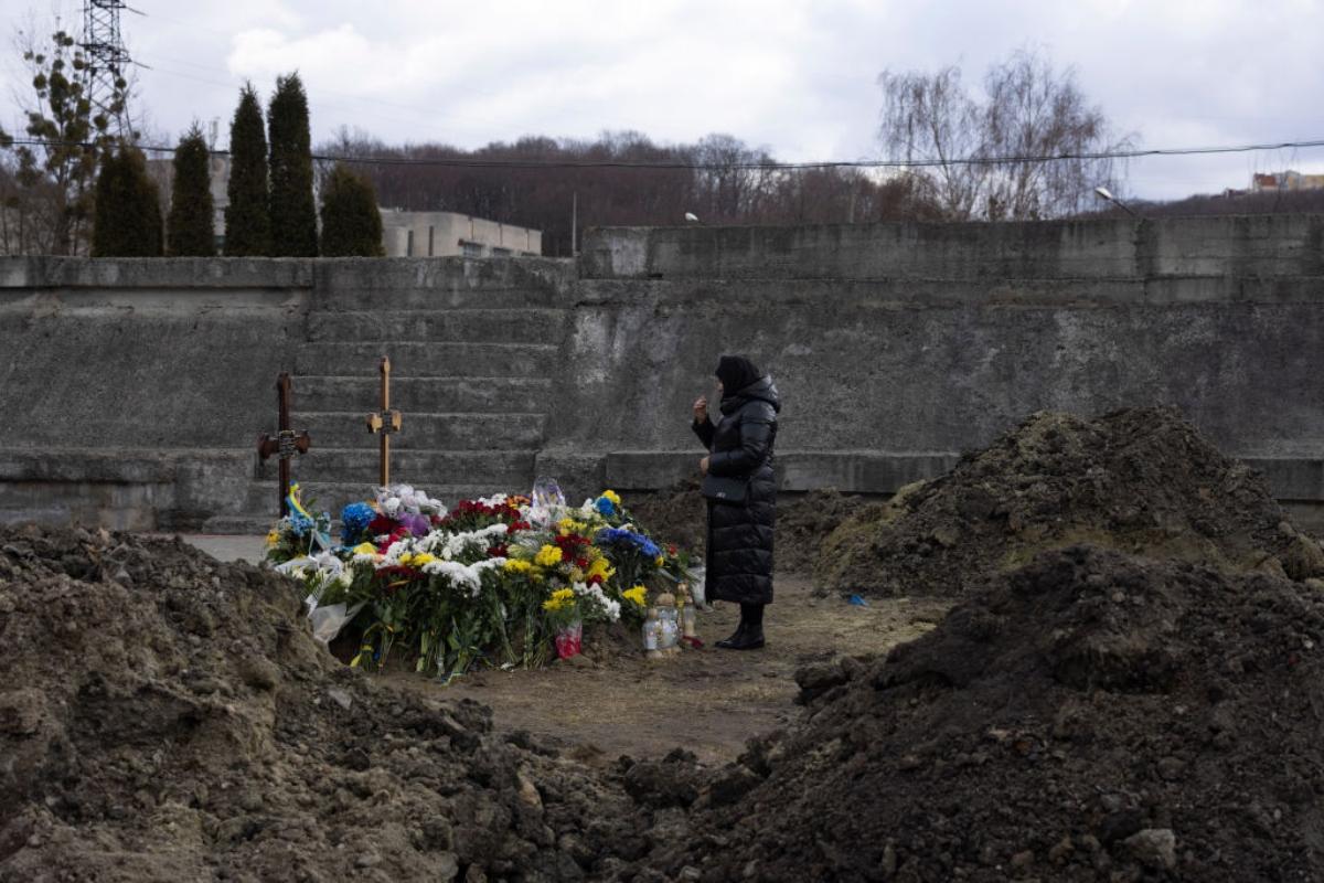 Ukraine funeral