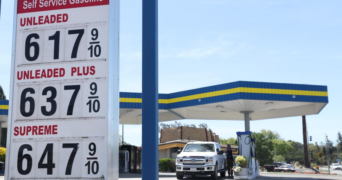 Gas prices have crossed $6 per gallon in California