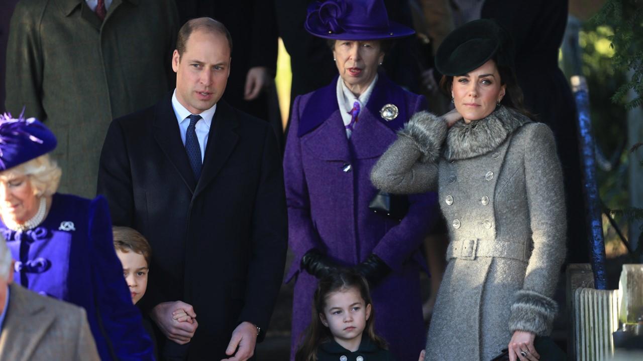 Royal family members on Dec. 25, 2019