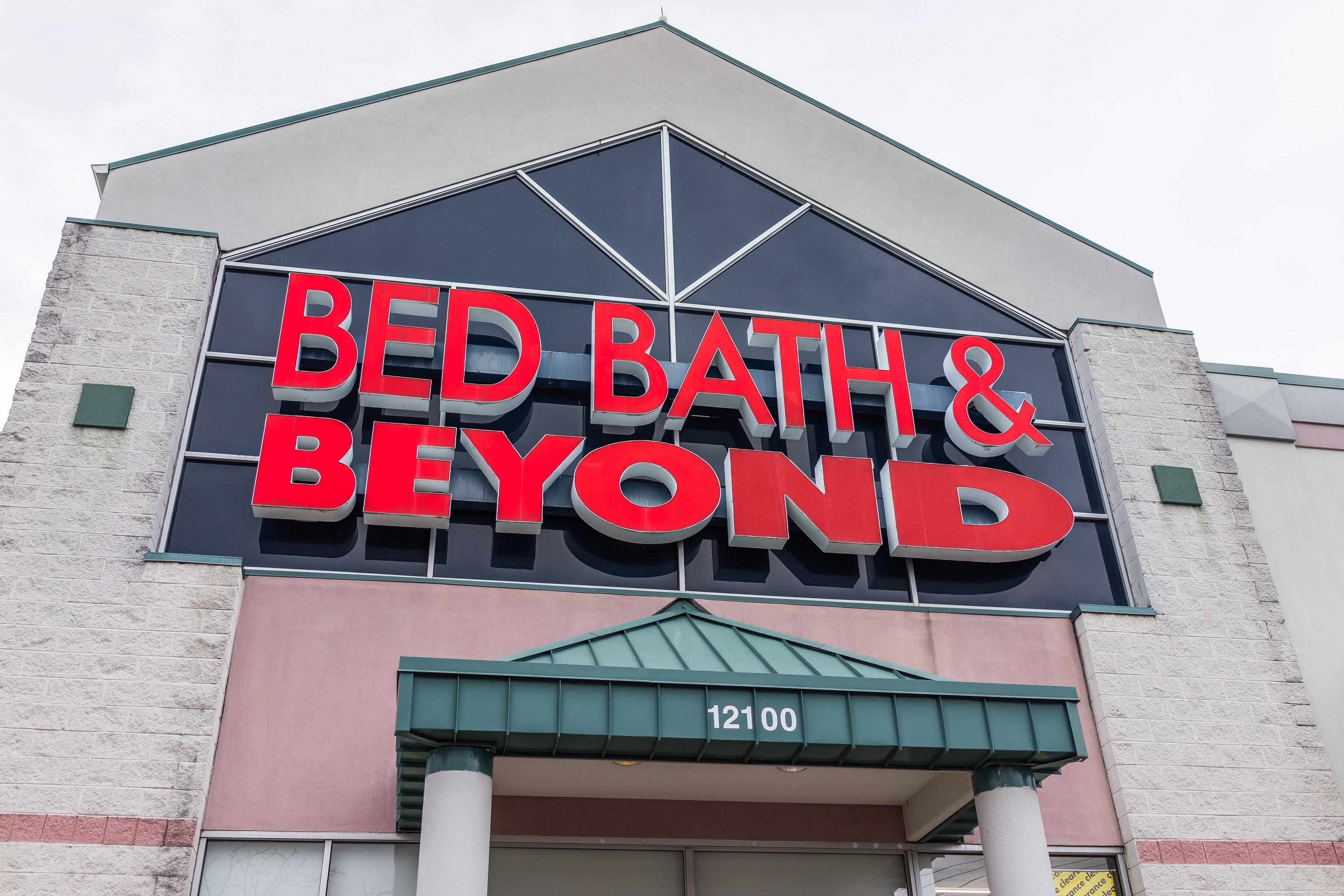 bed bath and beyond stock dropping